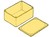 ABS Enclosure Orange with Internal Tracks for PCBs 184x124x50mm