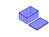 ABS Enclosure Blue 72x50x26mm