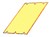 Stahlblech-Einbauplatte 385x155x2mm passend zu NKK.40