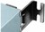 Stahlblech-Wand-Befestigungslaschen x4 40mm passend zu NKK.xx