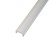Kunststoffabdeckung B=15mm 1m klar fuer LED Profilschiene B=18.5