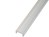 Kunststoffabdeckung B=15mm 2m klar fuer LED Profilschiene B=18.5