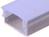 Kunststoffabdeckung B=16mm 2m satiniert fuer LED Profilschiene