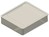 Sheet Steel Container with 1 Lid 51x44x13mm Teko-Serie 44
