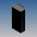 Aluminium-Gehaeuse 125x60x31mm schwarz Oesen Teko TEKAL-13/E.29