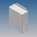 Aluminium-Gehaeuse 100x86x37mm grau Oesen Teko TEKAL-21/E.30