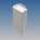 Aluminium Enclosure 125x60x31mm White IP65 Lugs TEKAM-13/E.7