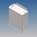 Aluminium Enclosure 100x86x37mm White IP65 Lugs TEKAM-21/E.7