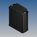 Aluminium-Gehaeuse 100x86x37mm schwarz IP65 Oesen TEKAM-21/E.9
