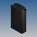 Aluminium Enclosure 145x86x37mm Black IP65 Lugs TEKAM-22/E.9