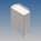 Aluminium Enclosure 145x106x46mm White IP65 Lugs TEKAM-32/E.7