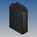 Aluminium-Gehaeuse 145x106x46mm schwarz IP65 Oesen TEKAM-32/E.9