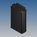 Aluminium Enclosure 175x106x46mm Black IP65 Lugs TEKAM-33/E.9