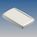 ABS Gehaeuse mit Batteriefach 155x96x24mm weiss Teko TN21-B.30