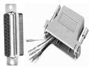 Adapter D-SUB 9p Male/ RJ12 6P/6C Female 6 Leitungen
