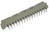 32-Pin Male Connector Type C Rows a + c Angled PCB Mount Erni