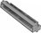 64-Pin Male Connector Type C Rows a + c Angled PCB Mount