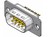D-Sub Connector Standard (Male) 9-pol Deltron DTS09PZ/2 RoHS