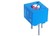 Miniature Cermet Trimmer Horizontal 22k-Ohm 0.5W Tol=10% Raster=