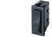 Wippenschalter EIN-AUS schwarz unbeleuchtet 1-pol
