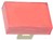Kalotte rot transparent-TR 15x21mm flach