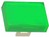 Kalotte gruen transparent-TR 15x21mm flach