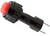 Miniatur-Drucktaster AUS-Tast-EIN rot 1-pol, RoHS
