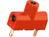 2mm-Pruefbuchse Printmontage rot 6.3A 60VDC