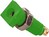 2mm-Pruefbuchse quadratisch gruen 6.3A 60VDC