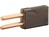 2mm-Trennstecker/Pruefbuchse schwarz 6.3A 60VDC