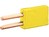 2mm-Trennstecker/Pruefbuchse gelb 6.3A 60VDC