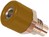 2.6mm-Bananen-Buchse Loetansatz braun 6A 60VDC