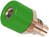 2.6mm-Bananen-Buchse Loetansatz gruen 6A 60VDC
