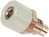 2.6mm-Bananen-Buchse Loetansatz weiss 6A 60VDC
