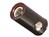 2.6mm-Bananen-Kupplung Schraubanschluss schwarz 6A 60VDC