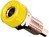 4mm-Einbau-Buchse mit Isolierkopf gelb 16A 60VDC