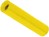 4mm-Verlaengerung fuer 2 Bananenstecker gelb 10A 60VDC