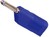 4mm Multiple Spring Wire Plug Blue Screw Hirschmann BSB20K