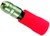 4mm Male Round Plug and Bullet Connector with Insulation Red Cri