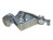 Car Battery Charging Clips 50A Marked Negative