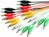 Kroko-Verbindungskabel-Sortiment, 0.5mm2, 10-teilig, 5 Farben, 4
