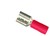 Flachsteckhuelse 2.8x0.5mm rot zum Pressen mit Vorisolierung
