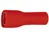 Flachsteckhuelse 2.8x0.8mm rot zum Pressen mit Vollisolierung