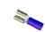 Flachsteckhuelse 4.8x0.8mm blau zum Pressen mit Vorisolierung