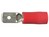 Flat Tab Insulated Red 4.8x0.8mm Vogt 392808