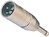 Adapter XLR-Male -> Mono Jack Male 2-pol NEUTRIK NA2MP
