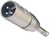 Adapter XLR Male -> Stereo Jack Male 3-pol NEUTRIK NA3MP
