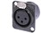 3-Pole Female XLR Receptacle Solder DL NEUTRIK NC3FD-L-B-1