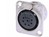 7-Pole Female XLR Receptacle Solder DL Series NEUTRIK NC7FD-L-1
