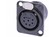 7-Pole Female XLR Receptacle Solder DL Serie NEUTRIK NC7FD-L-B-1